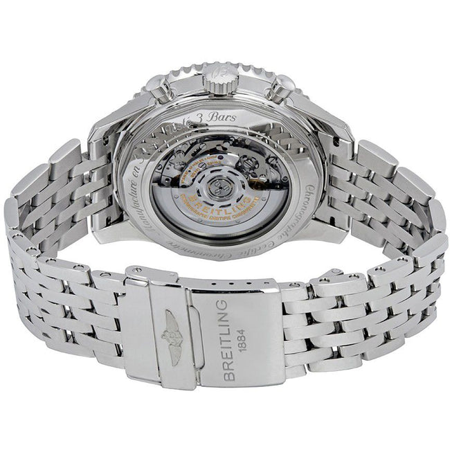 BREITLING Navitimer Gmt Silver Dial Chronograph Men'S Watch Ab0441211G1A1 2