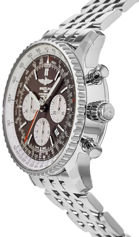 BREITLING Navitimer 01 B03 Chronograph Rattrapante 45 Ab0310211Q1A1 2