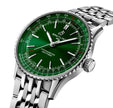 BREITLING Navitimer Automatic 41 Green Dial Men'S Steel Watch A17329371L1A1 2