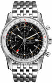 BREITLING Navitimer 1 Chronograph Gmt Black Dial Men'S Watch 46 A24322121B1A1 1