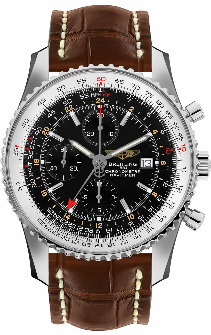 BREITLING Navitimer 1 Black Dial Gmt Men'S Watch A2432212/B726-756P 1
