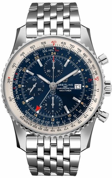 BREITLING Navitimer 1 46Mm Blue Dial Men'S Watch A24322121C1A1 1