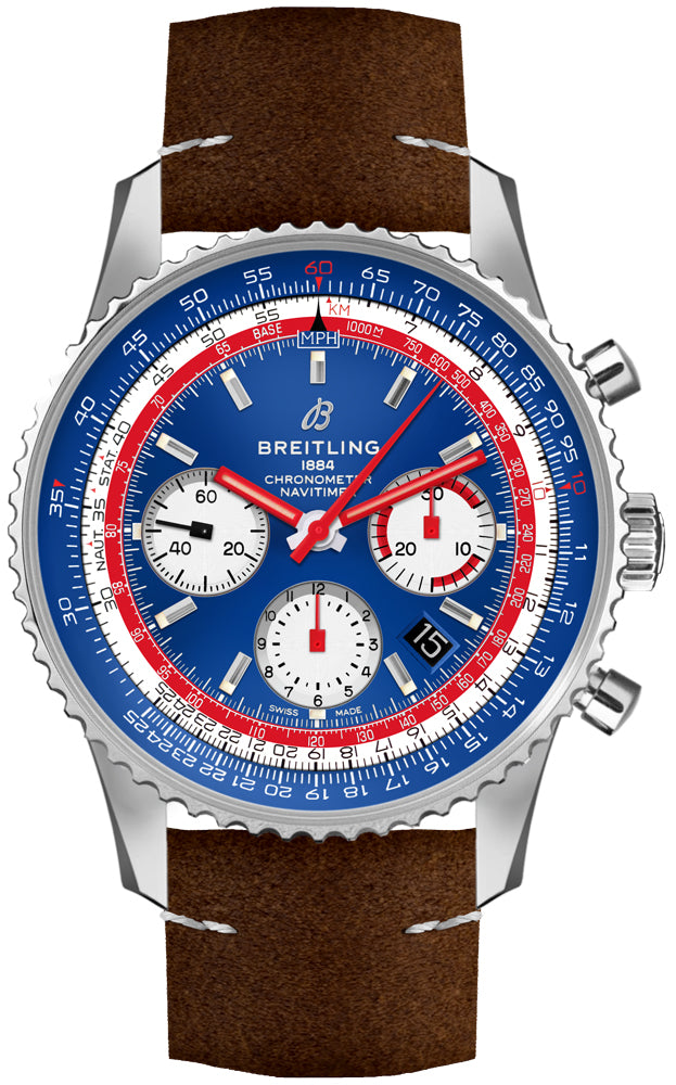 BREITLING Navitimer B01 Chronograph 43 Pan Am Watch Ab01212B1C1X2 1