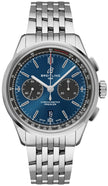 BREITLING Premier B01 Chronograph 42 Blue Dial Steel Men'S Watch Ab0118A61C1A1 1