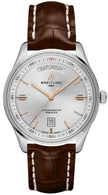 BREITLING Premier Automatic Day & Date 40 Silver Dial Men'S Watch A45340211G1P1 1