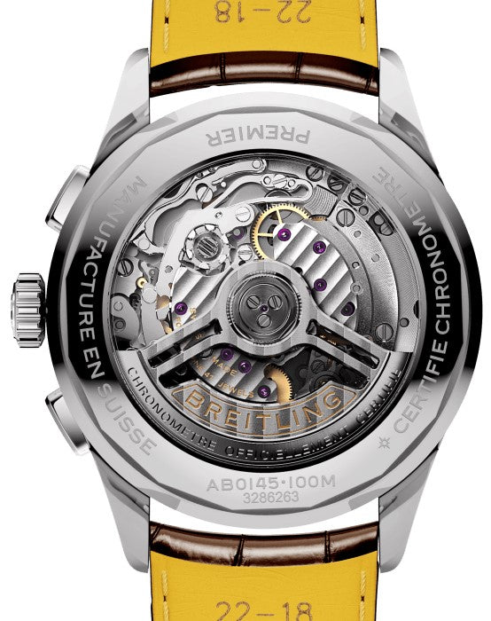 BREITLING Premier B01 Chronograph 42 Copper Dial Men'S Watch Ab0145331K1P1 2