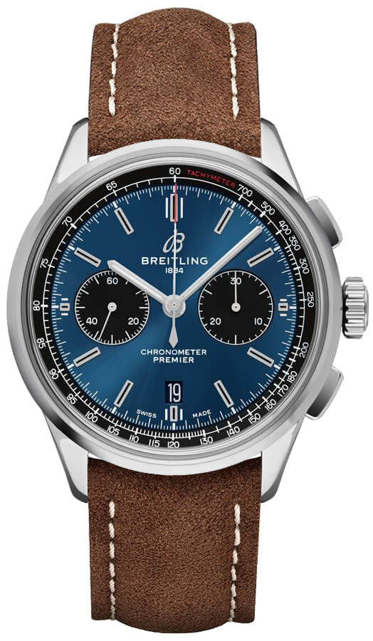 BREITLING Premier B01 Chronograph 42 Men'S Watch Ab0118221C1X1 1