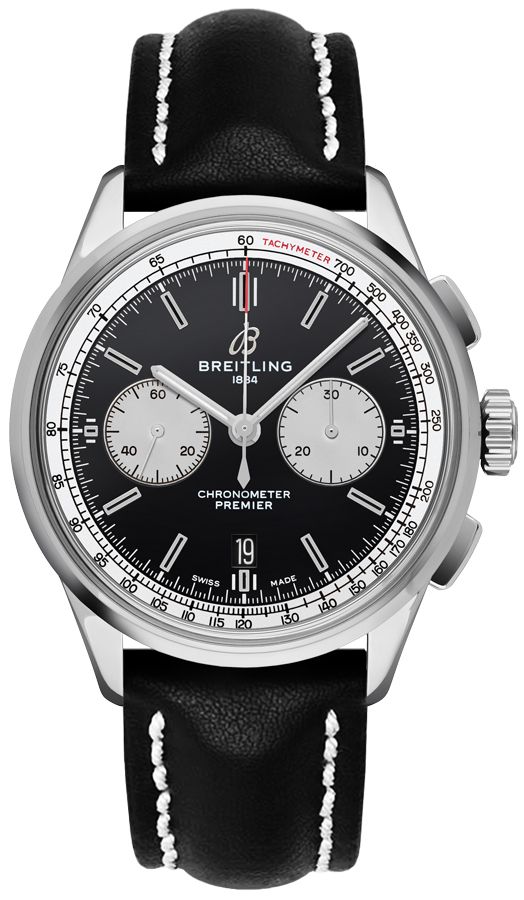 BREITLING Premier B01 Chronograph 42 Steel Men'S Watch Ab0118371B1X3 1