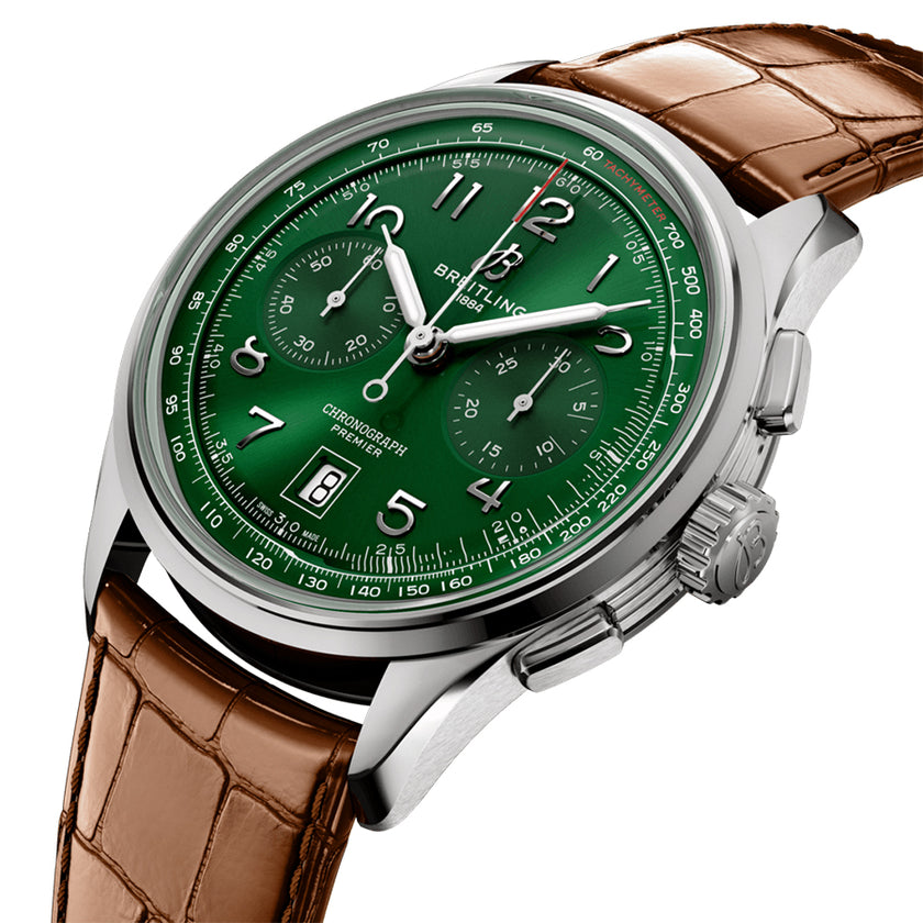 BREITLING Premier B01 Chronograph 42 Men'S Watch Ab0145371L1P1 2