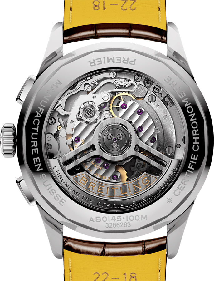 BREITLING Premier B01 Chronograph 42 Men'S Watch Ab0145371L1P1 3
