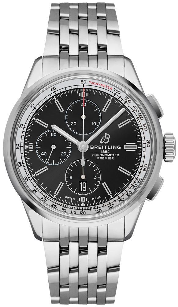 BREITLING Premier Chronograph 42 Black Dial Men'S Watch A13315351B1A1 1