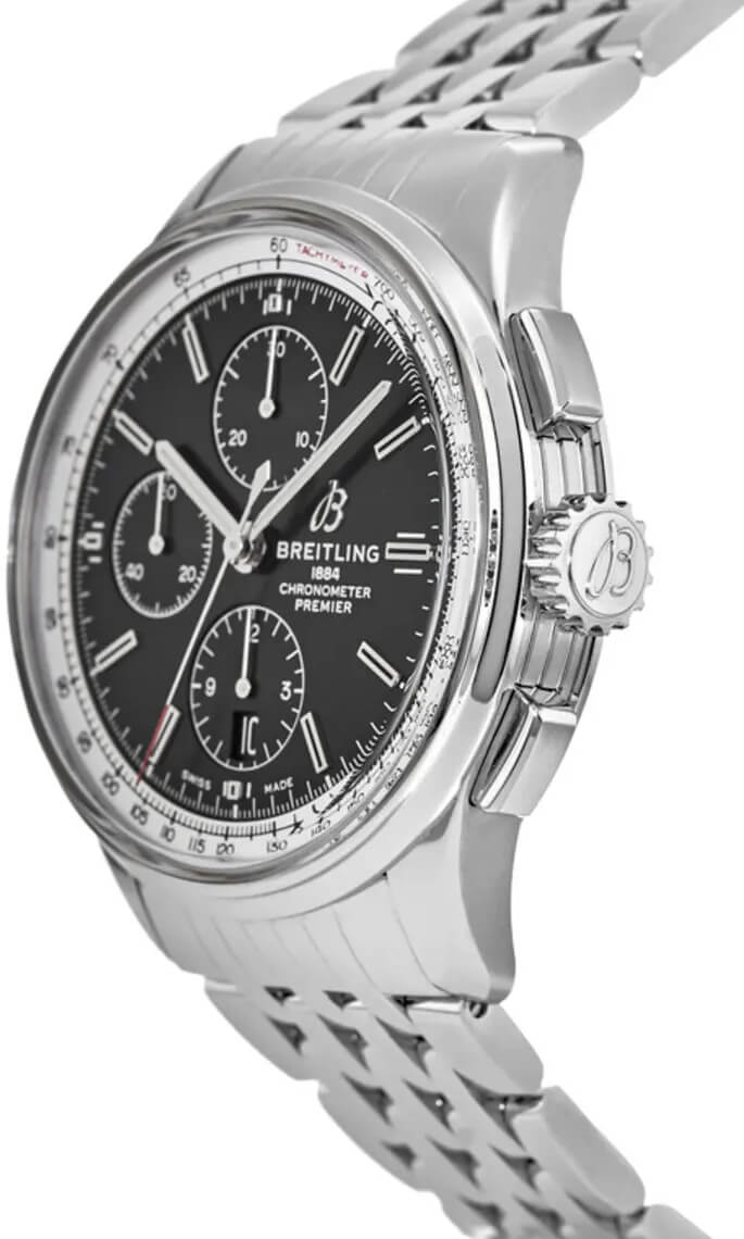 BREITLING Premier Chronograph 42 Black Dial Men'S Watch A13315351B1A1 3