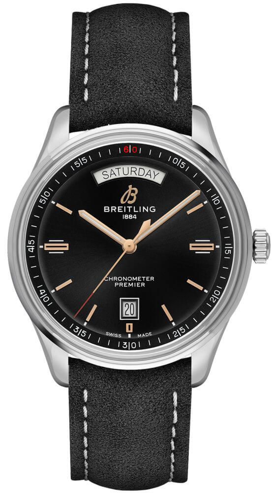 BREITLING Premier Day & Date 40 Black Dial Men'S Watch A45340241B1X2 1