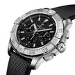 BREITLING Super Avenger B01 Chronograph 46 Black Dial Men'S Watch Eb0148101B1X1 2
