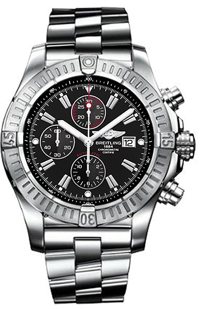 BREITLING Super Avenger Black Dial Men'S Watch A1337011/B907-135A 1