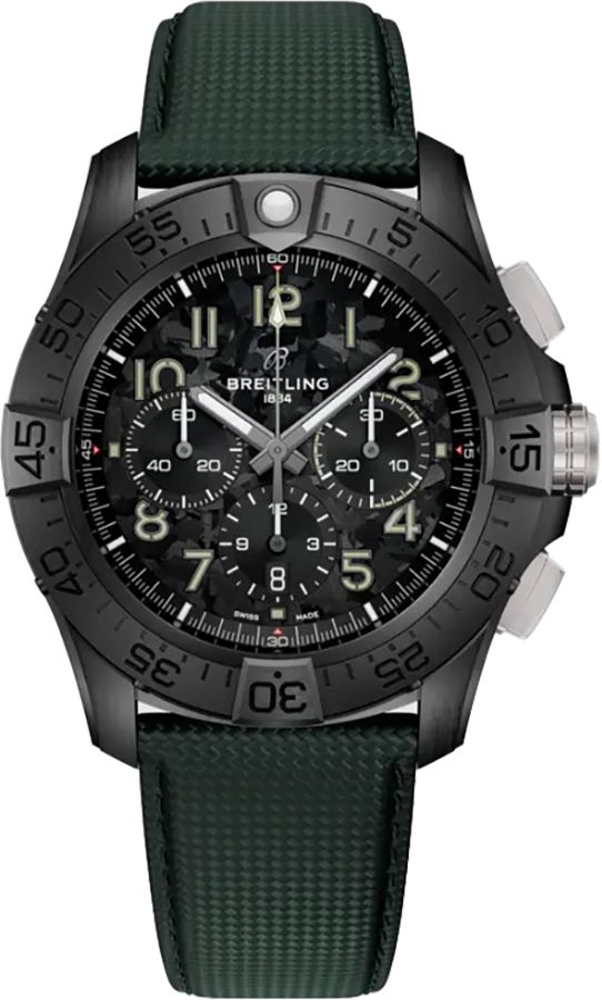 BREITLING Super Avenger Chronograph Night Mission Men'S Watch Sb0148101B1X1 1
