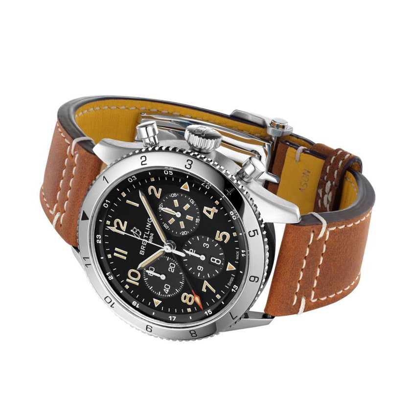 BREITLING Super Avi B04 Chronograph Gmt 46 Men'S Watch Ab04453A1B1X1 3
