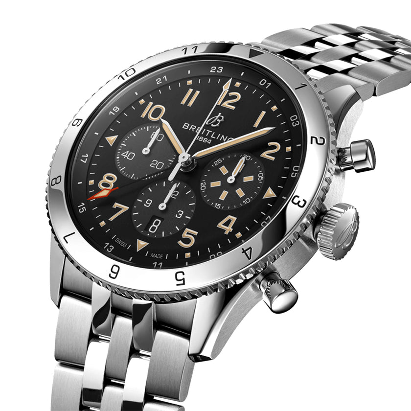 BREITLING Super Avi B04 P-51 Mustang Steel Men'S Watch Ab04453A1B1A1 2