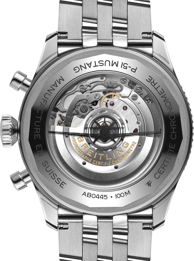 BREITLING Super Avi B04 P-51 Mustang Steel Men'S Watch Ab04453A1B1A1 3