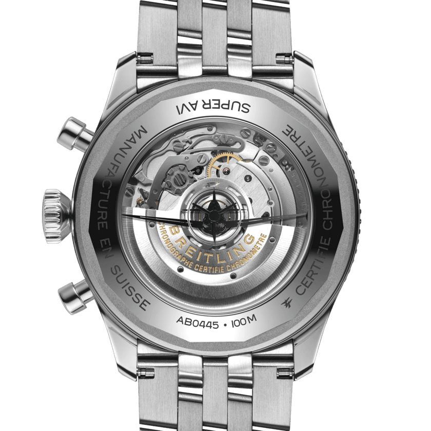 BREITLING Super Avi Curtiss Warhawk Steel Men'S Watch Ab04452A1L1A1 3