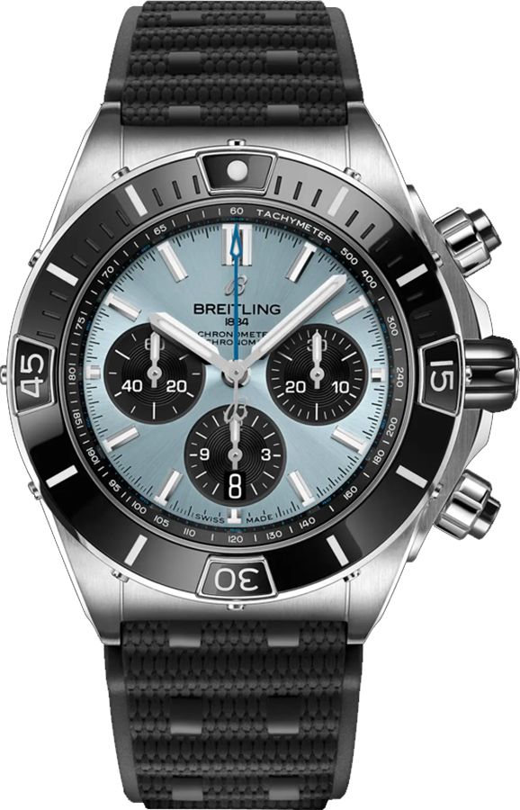 BREITLING Super Chronomat B01 44 Blue Dial Men'S Watch Pb0136251C1S1 1