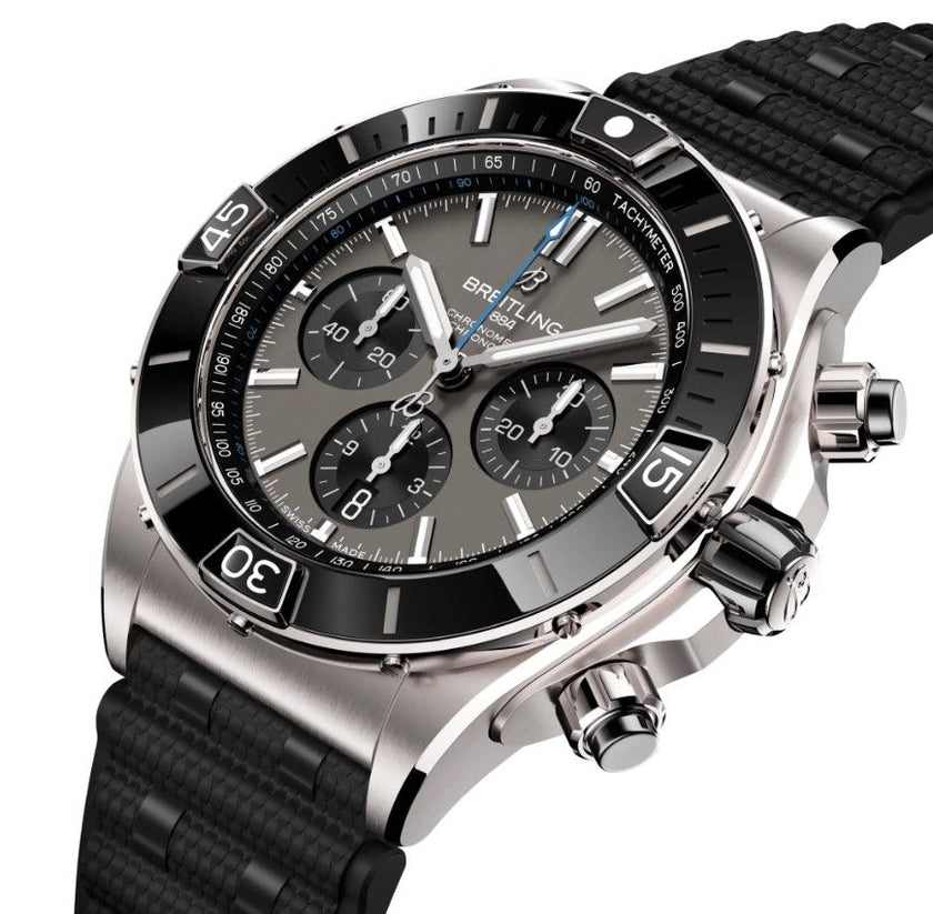 BREITLING Super Chronomat B01 44 Titanium Men'S Watch Eb0136251M1S1 2
