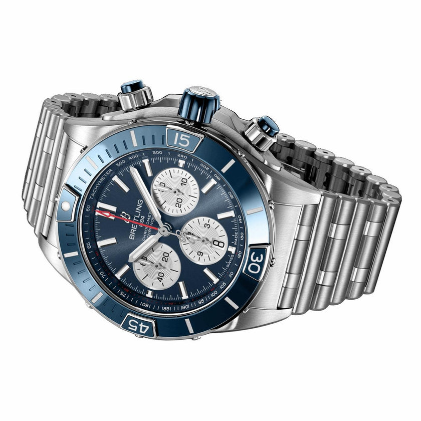 BREITLING Super Chronomat B01 44 Men'S Watch Ab0136161C1A1 3