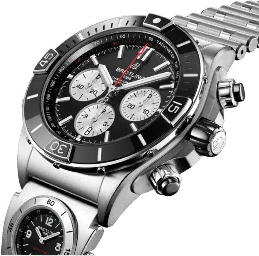 BREITLING Super Chronomat B01 44 Utc Men'S Watch Ab0136251B1A2 2