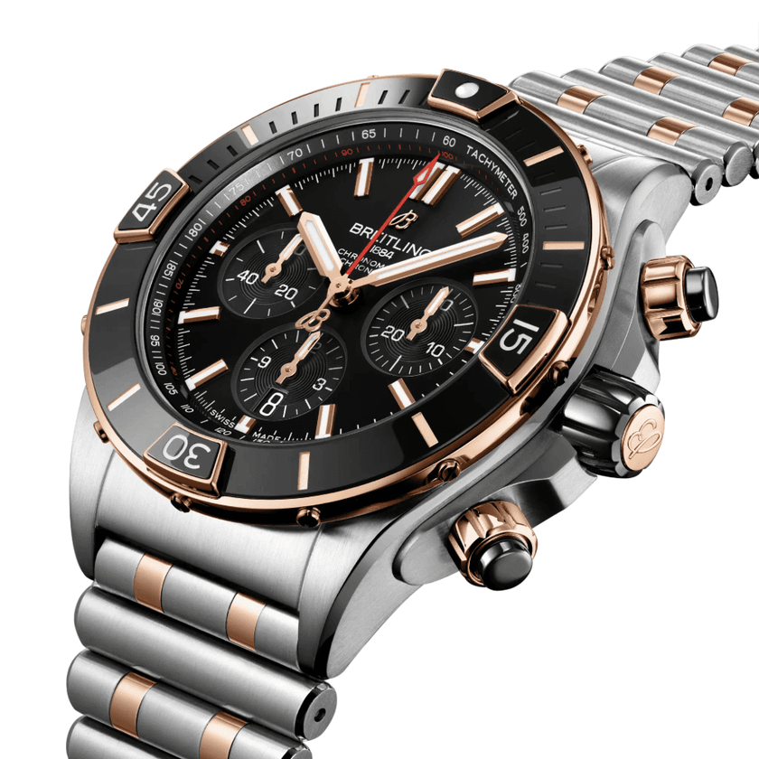 BREITLING Super Chronomat B01 44 Chronograph Men'S Watch Ub0136251B1U1 2