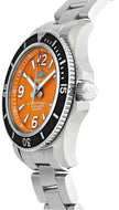 BREITLING Superocean 36 Orange Dial Women'S Watch A17316D71O1A1 2