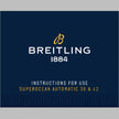 BREITLING Superocean 42 Blue Rubber Strap Men'S Watch A17366D81C1S2 4