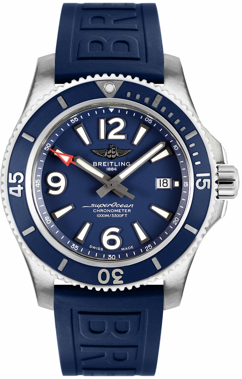 BREITLING Superocean 44 Blue Dial Men'S Watch A17367D81C1S1 1