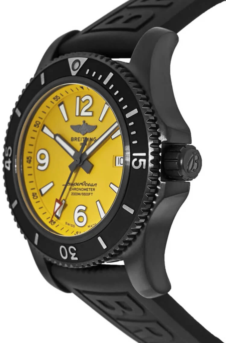 BREITLING Superocean 46 Black Steel Men'S Watch M17368D71I1S1 2