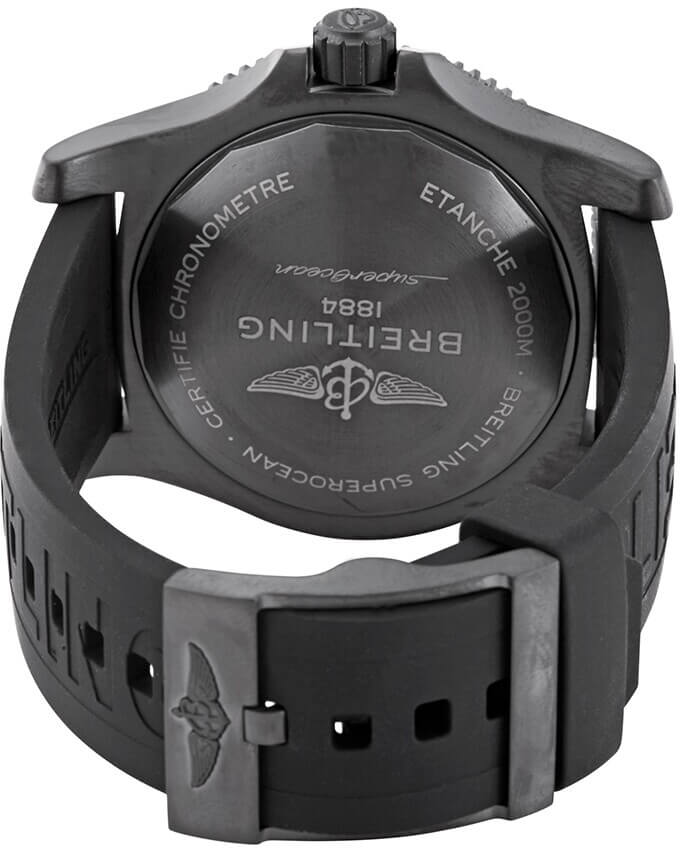 BREITLING Superocean 46 Black Steel Men'S Watch M17368D71I1S1 3