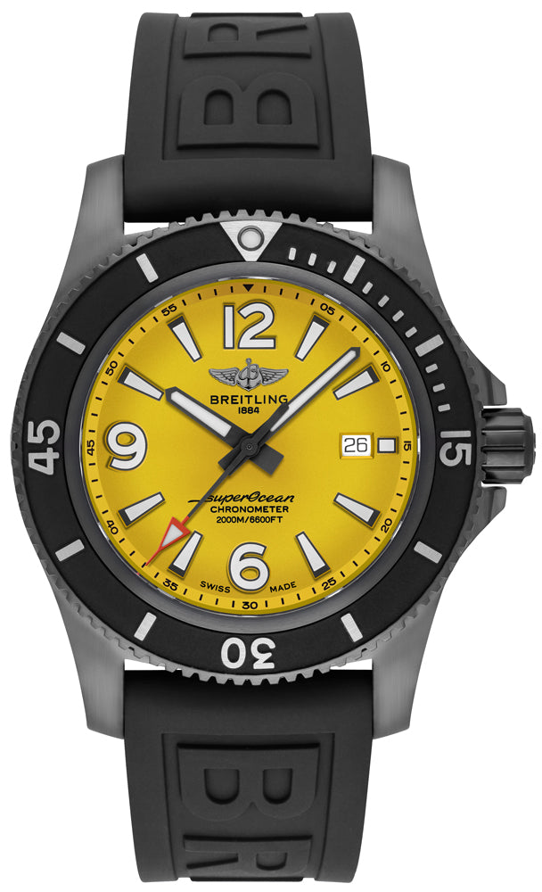 BREITLING Superocean 46 Black Steel Men'S Watch M17368D71I1S1 1