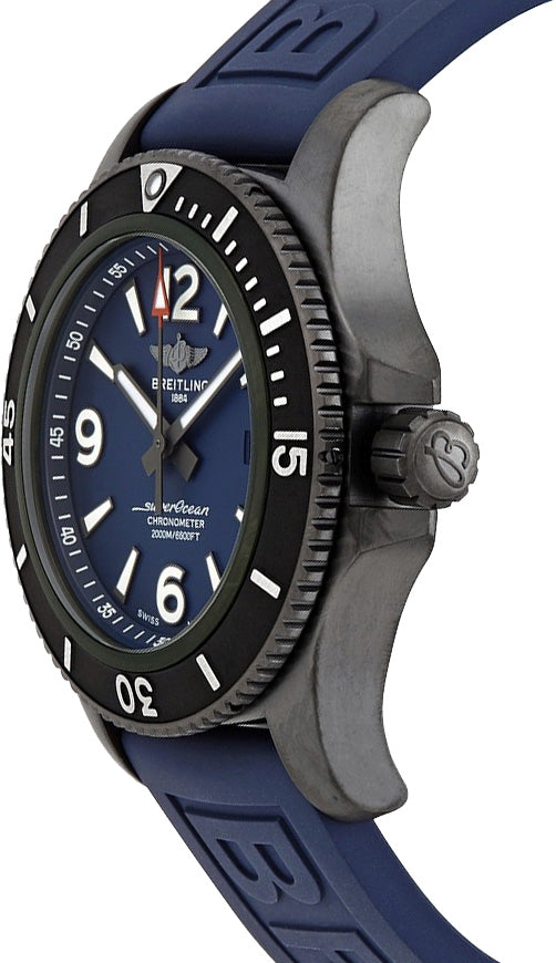 BREITLING Superocean 46 Black Steel Watch M17368D71C1S1 2