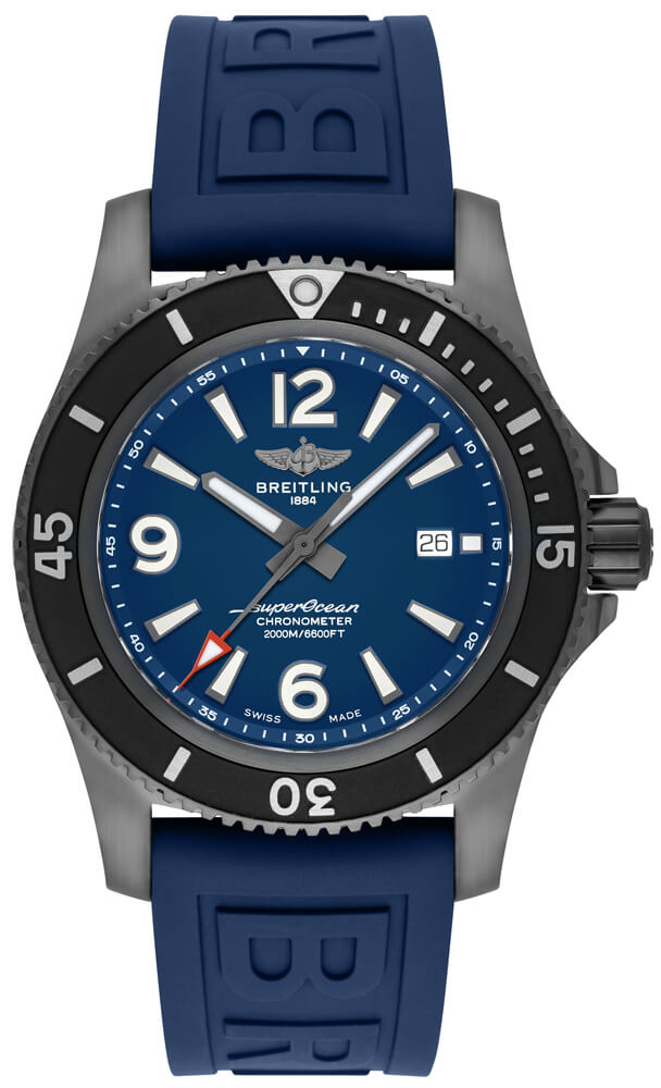 BREITLING Superocean 46 Black Steel Watch M17368D71C1S1 1