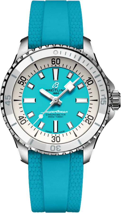 BREITLING Superocean Automatic 36 Rubber Strap Unisex Watch A17377211C1S1 1