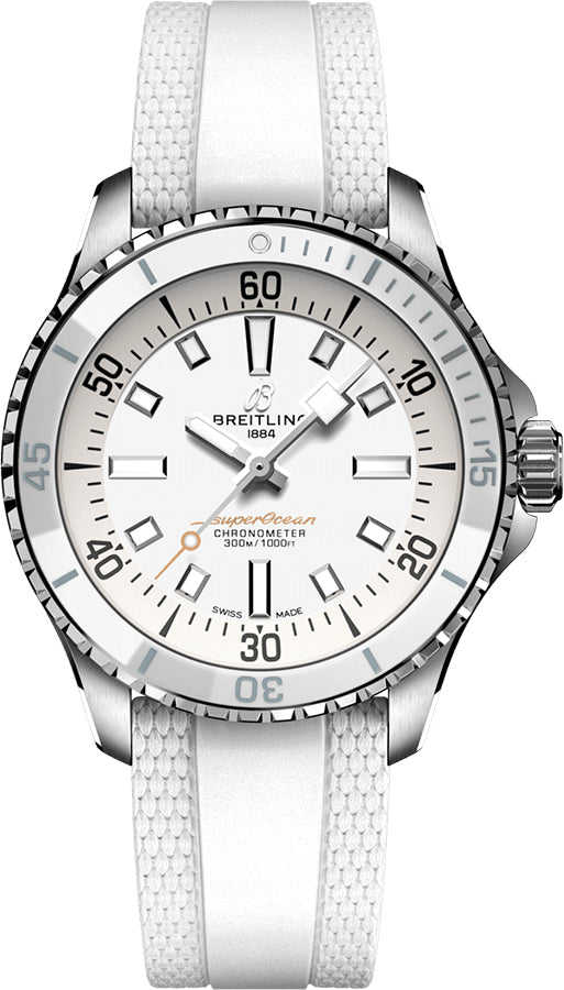 BREITLING Superocean Automatic 36 White Dial Midsize Watch A17377211A1S1 1