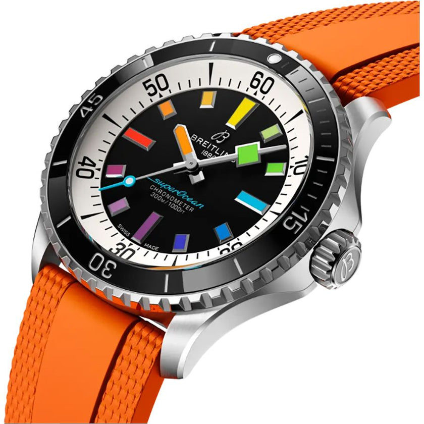 BREITLING Superocean Automatic 42 Black Dial Men'S Watch A17375211B2S3 2