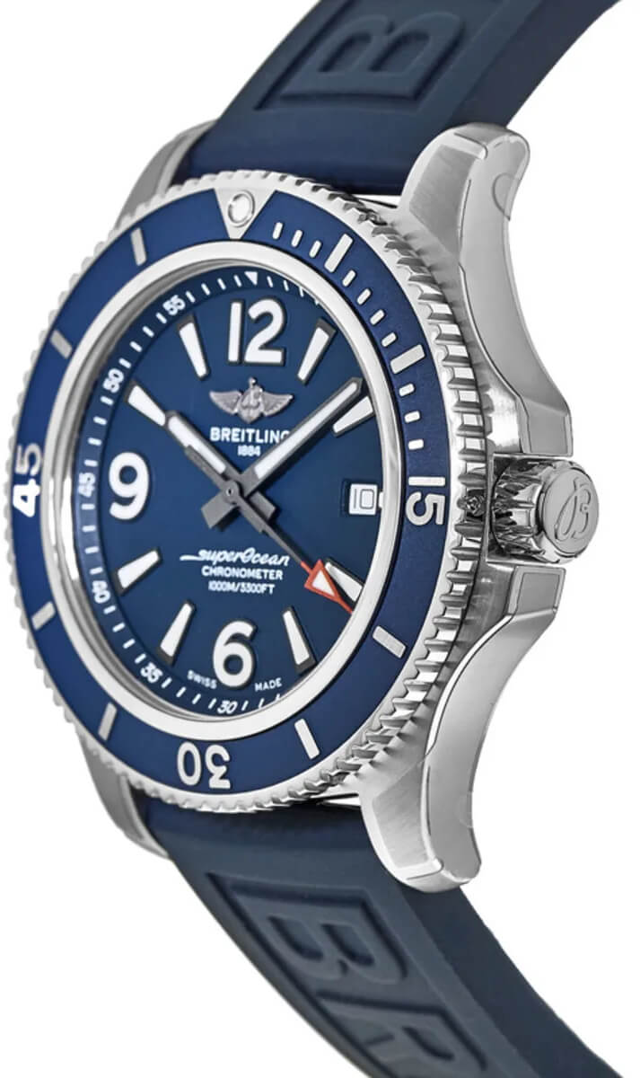 BREITLING Superocean Automatic 42 Blue Dial Men'S Watch A17366D81C1S1 2