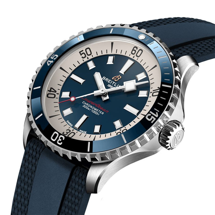 BREITLING Superocean Automatic 42 Blue Dial Men'S Watch A17375E71C1S1 2