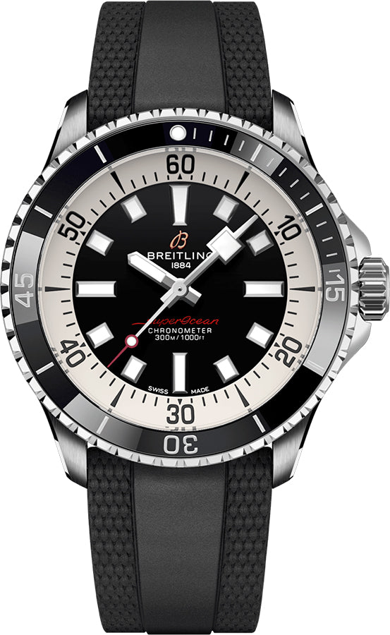 BREITLING Superocean Automatic 42 Black Men'S Diving Watch A17375211B1S1 1