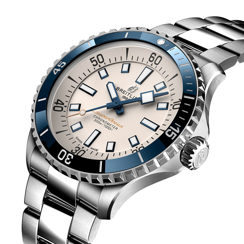BREITLING Superocean Automatic 42 Steel Bracelet Men'S Watch A17375E71G1A1 2
