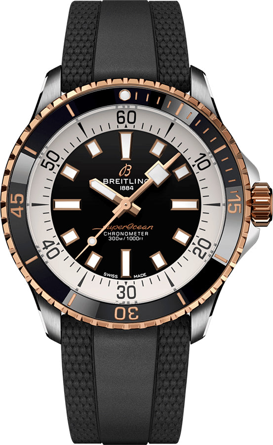 BREITLING Superocean Automatic 42 Steel & Rose Gold Men'S Watch U17375211B1S1 1