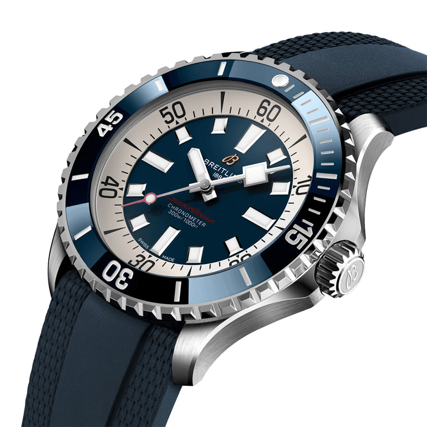 BREITLING Superocean Automatic 44 Blue Dial Men'S Watch A17376211C1S1 2