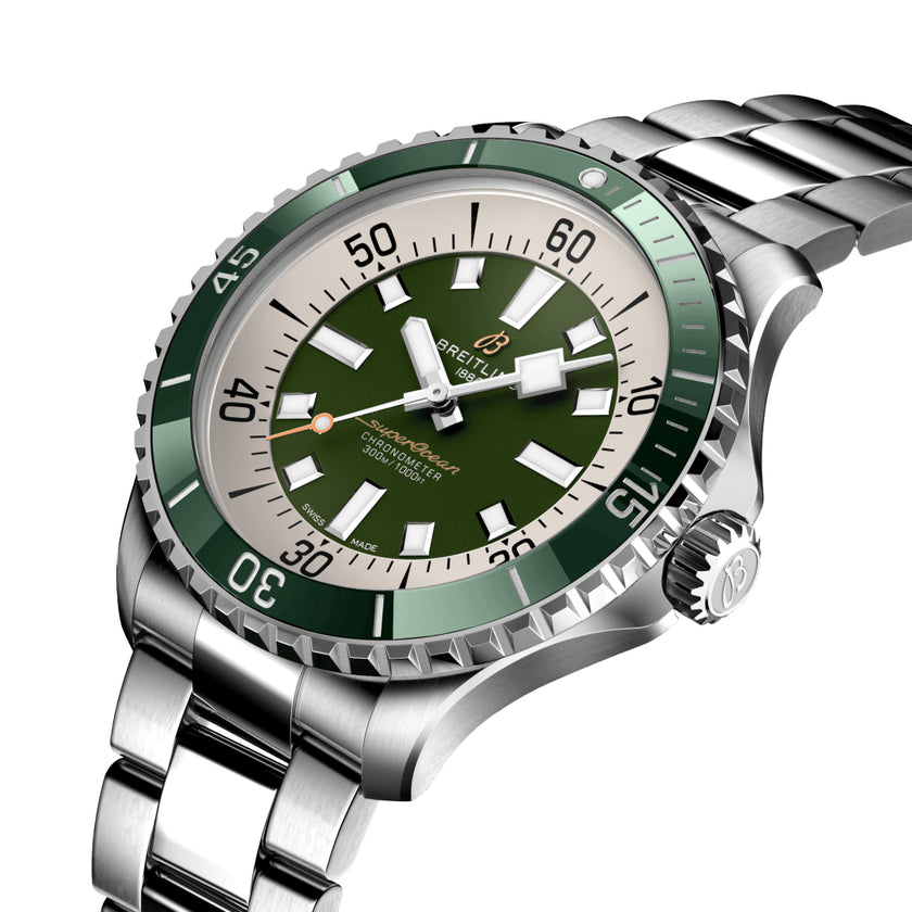 BREITLING Superocean Automatic 44 Green Men'S Watch A17376A31L1A1 2