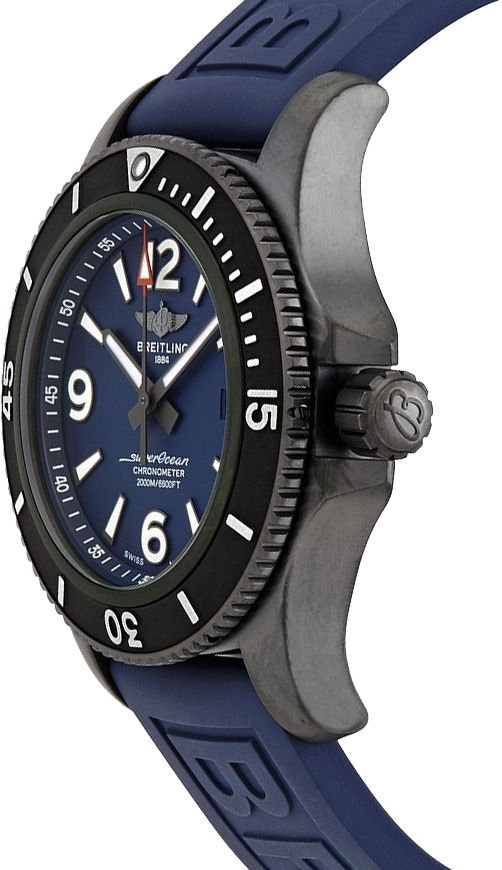 BREITLING Superocean Automatic Black Steel Men'S Watch M17368D71C1S2 2