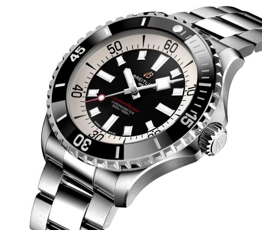 BREITLING Superocean Automatic 46 Stainless Steel Men'S Watch A17378211B1A1 3