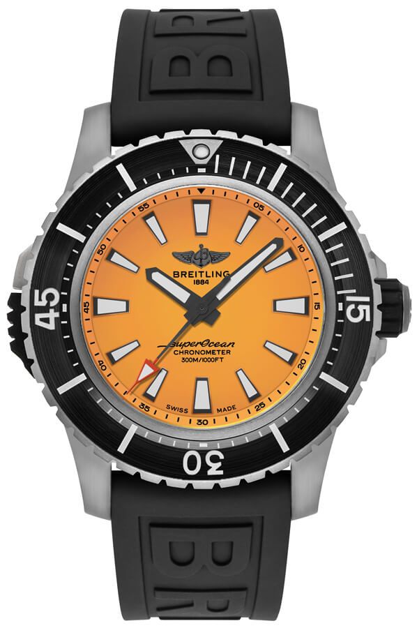 BREITLING Superocean Automatic 48 Yellow Dial Men'S Watch E17369241I1S2 1